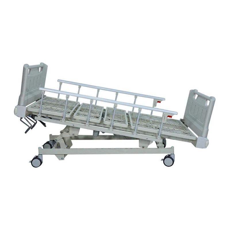 CE and ISO Five 5 Function Electric Hospital Patient Nursing ICU Bed Hospital Furniture Bed Manufacturer Only