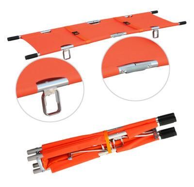 Rh-G2002 Foldable Aluminum Alloy Hospital Rescue Stretcher