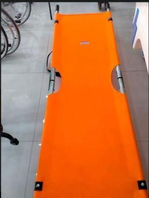 Ambulance Use Stretcher on Hospital for 2 Cranks Hospital Bed Hospital Furniture Soft Carry Stretcher for Patient Transfer