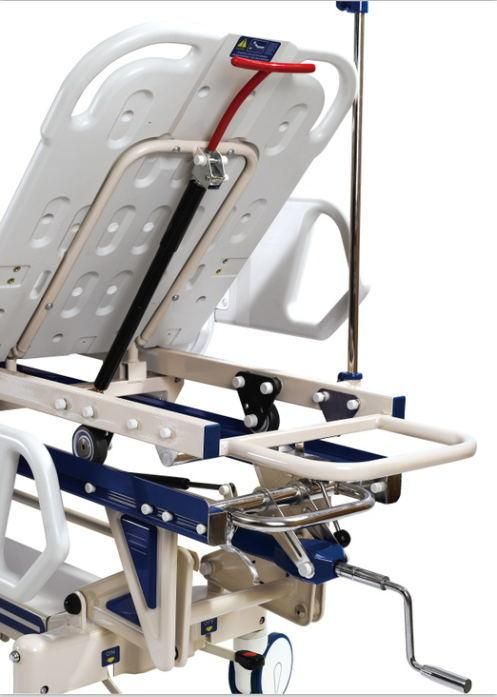 Hydraulic Rise-and-Fall Hospital Stretcher Cart