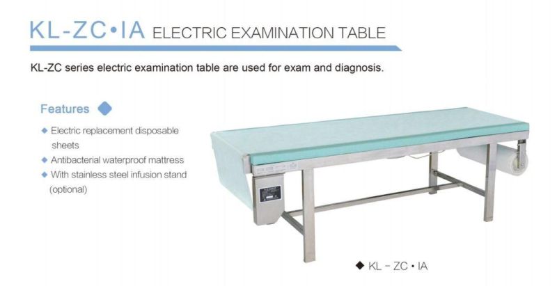CE Approved Medical Hospital Examination Bed with CE Certificate