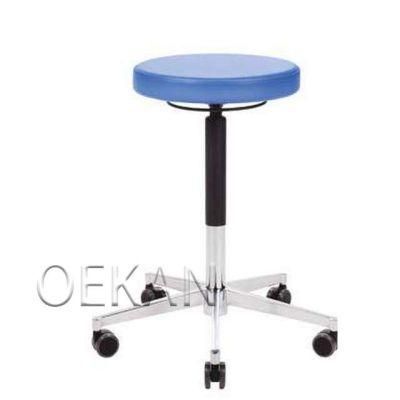 Oekan Hospital Stainless Steel Doctor Chair Nursing Stool Medical Operation Revolving Stool