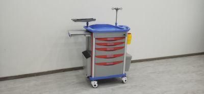 Rh-C7511 Multifunctional Hot Sale Emergency Crash Cart: Medical Hospital Furniture Supply