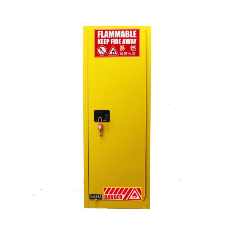 Factory Supply Fireproof Safety Cabinet Tall Thin Storage Chemical Cabinet