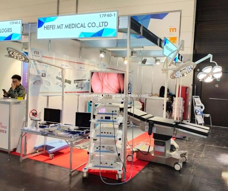 Metal Medical Trolley, Hospital Aluminium Anesthesia Trolley for Patient Treatment
