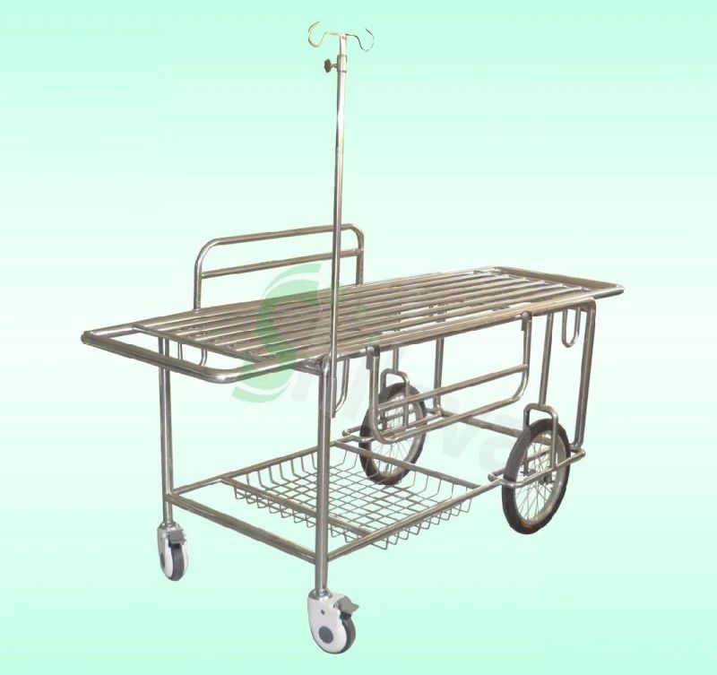 Manual Patient Lift Stretcher /Emergency Rescue Bed Trolley Stretcher