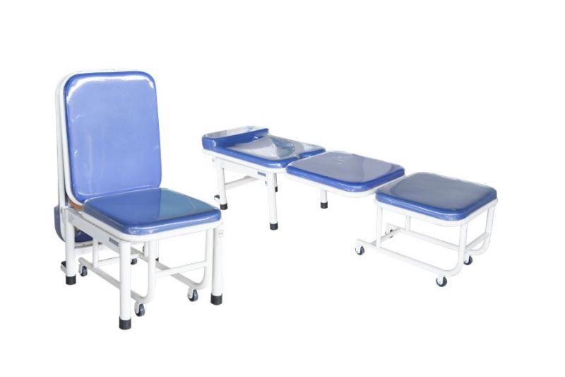 Hospital Medical Portable Comfortable PU Stainless Steel Transfusion Chair/Infusion Chair for Patient