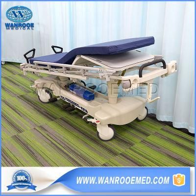 Bd111bd Hospital Operation Room Adjustable Mobile Ambulance Patient Emergency Transport Stretcher with Metal Fence