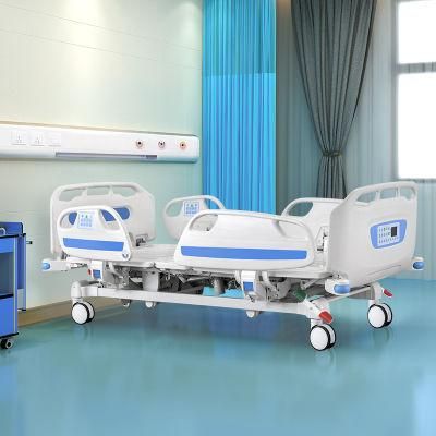 D8d Saikang Factory Safe Multifunction Foldable Clinic Hospital Bed Medical Patient Electric ICU Bed