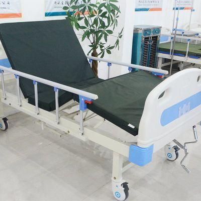 Stainless Steel Crank and Toilet Pot Hospital Bed