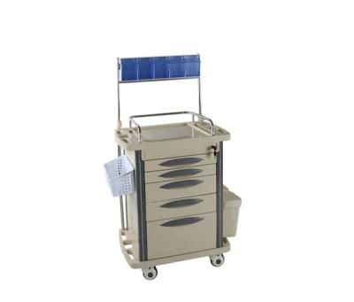 Traditional Lifetime ABS Anesthesia Medical Nursing Hospital Furniture Moving Trolley