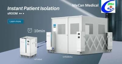 Negative Pressure Portable Isolation Ward Instant Patient Isolation Room