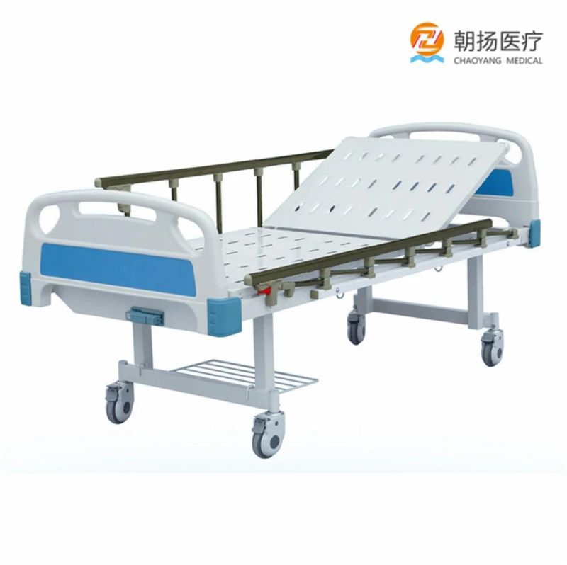 Medical Equipment Examination Couch Patient Bed One Crank Manual Hospital Bed Medical