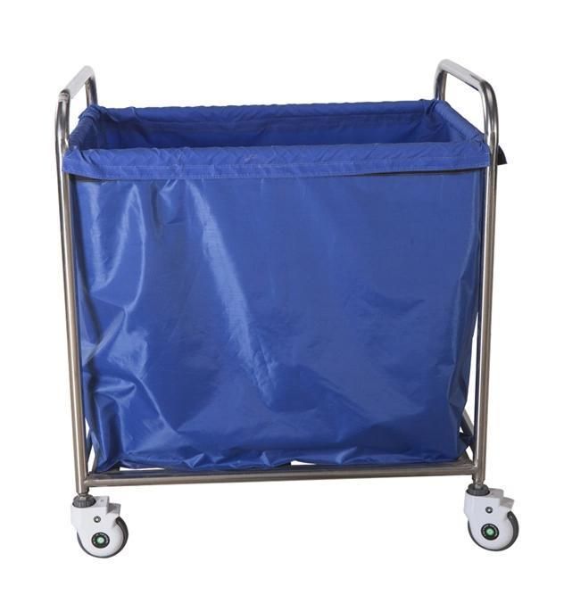 Bestest Price Hospital Furniture Stainless Steel Waste Collecting Trolley