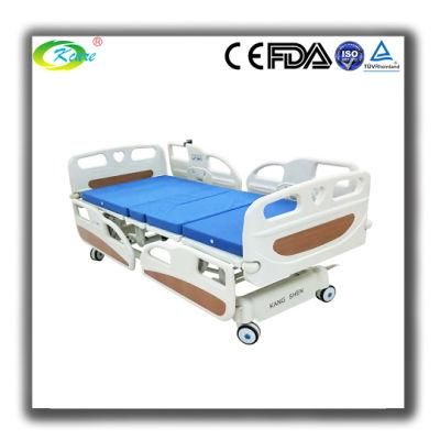 Multifunction Electric Hospital Bed ICU Used 5 Function Hospital Bed Electric
