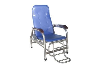Hospital Medical Portable Comfortable PU Stainless Steel Transfusion Chair/Infusion Chair for Patient