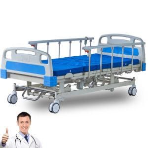 Multifunction Hospital Electric ICU Bed ABS Head&Foot Board Quick Hook Device