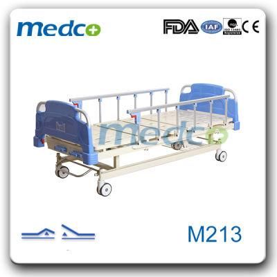 Cheap Price Hot Selling Two Functions Manual Hospital Bed