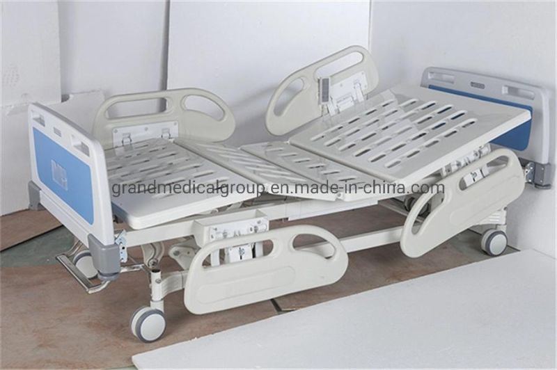 Most Popular 2 Crank 2 Function Manual Steel Hospital Nursing Medical Bed for Patients