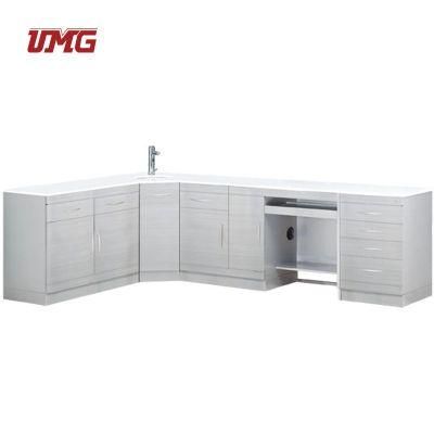 Customized Dental Medical Furniture Cabinet with Sink and Drawers