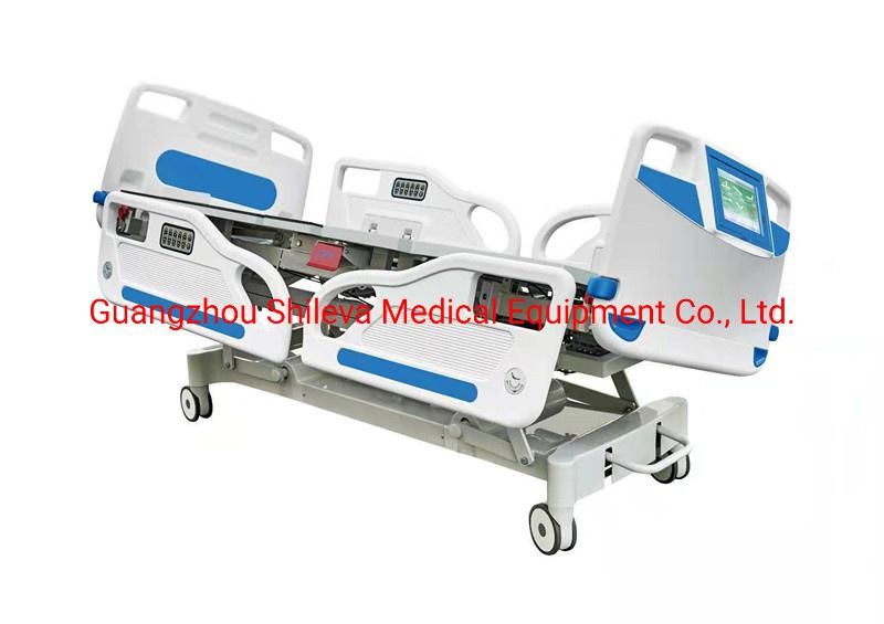 Multifuctional Five Functions Electric Hospital Bed with CPR and Weighting