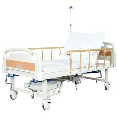 Economic Medical Manual Home Care Nursing Bed Hospital Bed for Bedridden