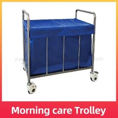 304 Stainless Steel Hospital Laundry Carts Medical Trolley