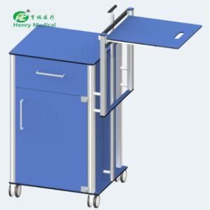 Hospital Furniture Wooden Bedside Cabinet Medical Bedside Cupboard (HR-220)