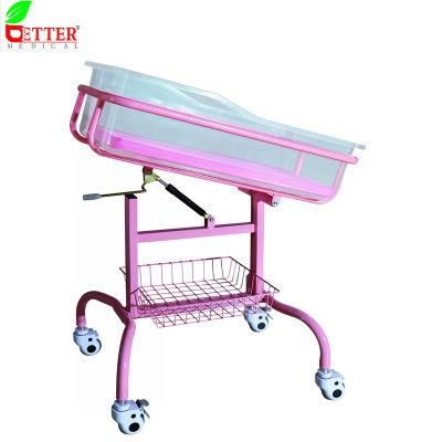 Hospital Furniture Newborth Infant Baby Cot with Basinet