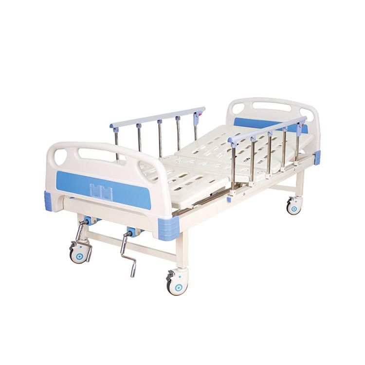 ABS Two-Function Cheap Nursing Care Bed 2 Crank Hospital Bed