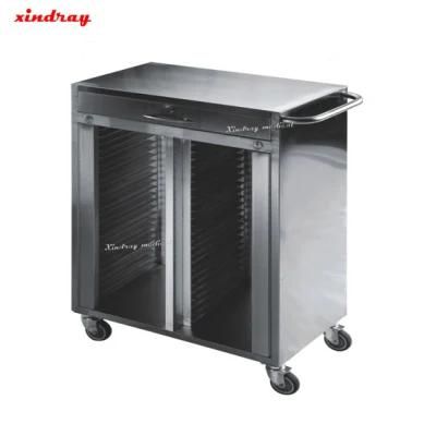 Hospital Stainless Steel Medical Record Trolley
