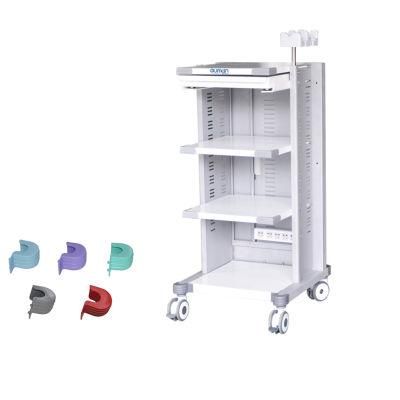 Medical Endoscopic System Workstation Cart Laparoscopic Cart Mobile Medical Trolley