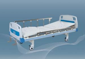 Hospital Medical Nursing Bed Stainless Steel ABS Double-Rocking Classic Type