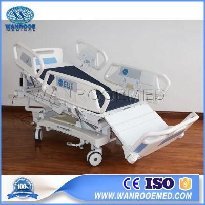 Medical Eight-Function Intelligent Electric Hospital Patient Care Treatment Bed for ICU Room