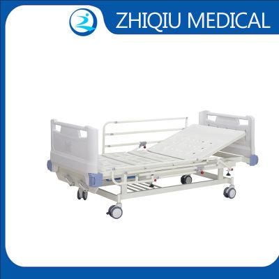 Economic Medical 2 Crank Patient Clinic Manual Hospital Bed