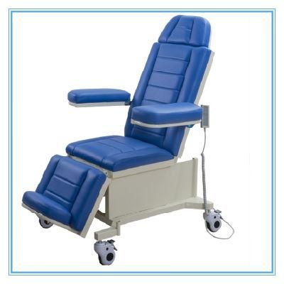 Modern Chinese Style Medical Electric Blood Donation Hospital Dialysis Used Chair Electric and Manual Infusion Chair