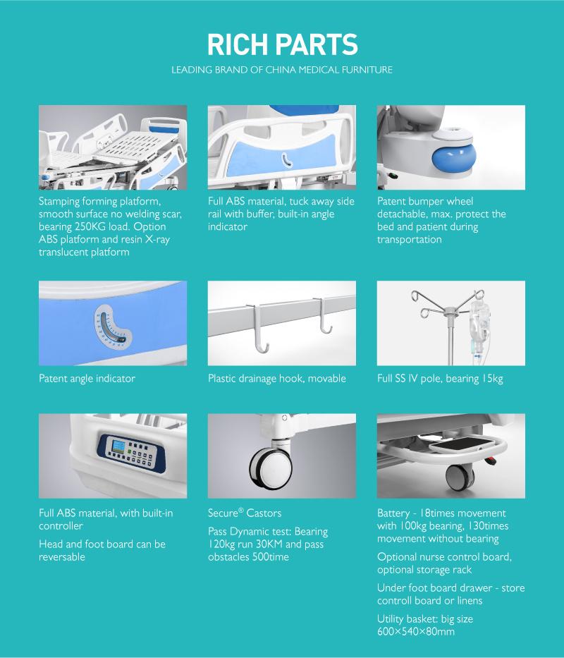 C8f Cheapest Medical Iron Hospital Treatment Bed Sale