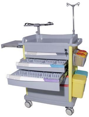 Medical Nursing Cabinet Stand Trolley for Hospital Use