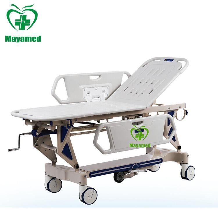 My-R020A Luxurious Manual up/Down Emergency Trolley