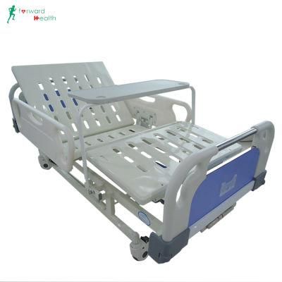 Two Function Hospital Bed Medical Furniture Clinic ICU Patient Manual Hospital Bed