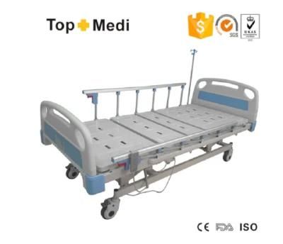 Medical Equipment Hospital Furniture Luxury Silent Brake Wheel Electric Hospital Bed
