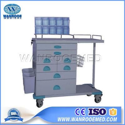 Bat-56j Hospital ABS Medical Equipment Steel Frame Anesthesia Trolley Cart