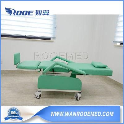 Chinese Manufacturer Medical Professional Hemodialysis Chair, Manual Dialysis Chair with 2 Function