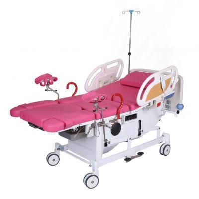 Hdc-B Multifunction Adjustable Stainless Steel Electric Obstetric Bed