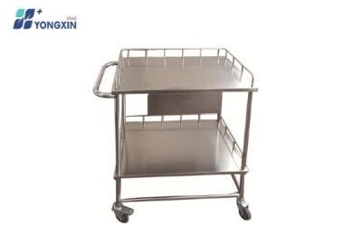 Yxz-A023 Stainless Steel Medicine Trolly Treatment Trolley