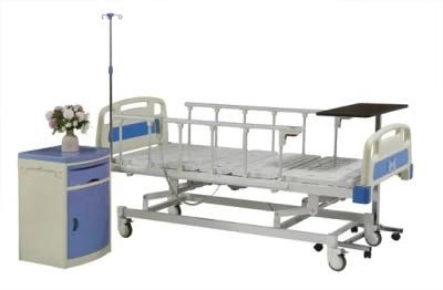 Kjt203 3 Crank Functions High Quality Multifunction Manual Nursing Hospital Sand Bed for Sale Hospital Bed