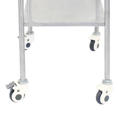 HS6147 Medical Equipment Stainless Steel Drawer Dressing Trolley Nursing Cart Treatment Trolley