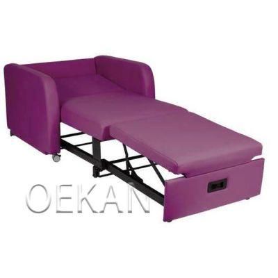 Oekan Hospital Use Furniture Soft Medical Furniture Folding Dialysis Recliner Chair Patient Accompany Sleep Recliner Chair for Hospital