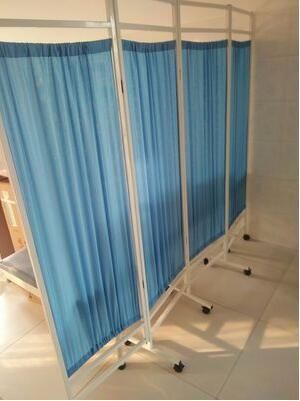 Hospital Furniture Medical Ward Folding Bedside Screen