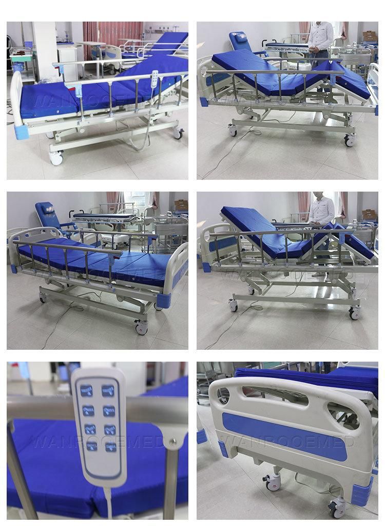 Bae303 Hospital Furniture 3 Functions Electric Medical Adjustable Patient Nursing Bed